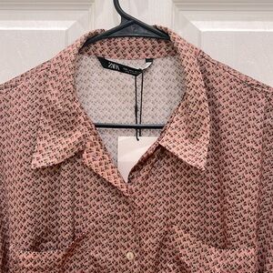 ZARA BUTTON DOWN DRESS